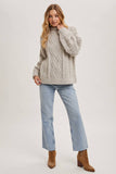 Cable Knit Sweater || Birch