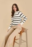 Stripe Pullover || Oatmeal