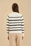 Stripe Pullover || Oatmeal