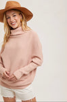 Dolman Sweater || Petal Pink