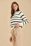 Stripe Pullover || Oatmeal