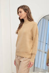 Ribbed Pullover || Khaki