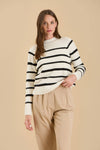 Stripe Pullover || Oatmeal