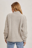 Cable Knit Sweater || Birch