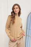 Ribbed Pullover || Khaki