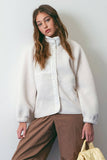 + Sherpa Jacket || Ivory